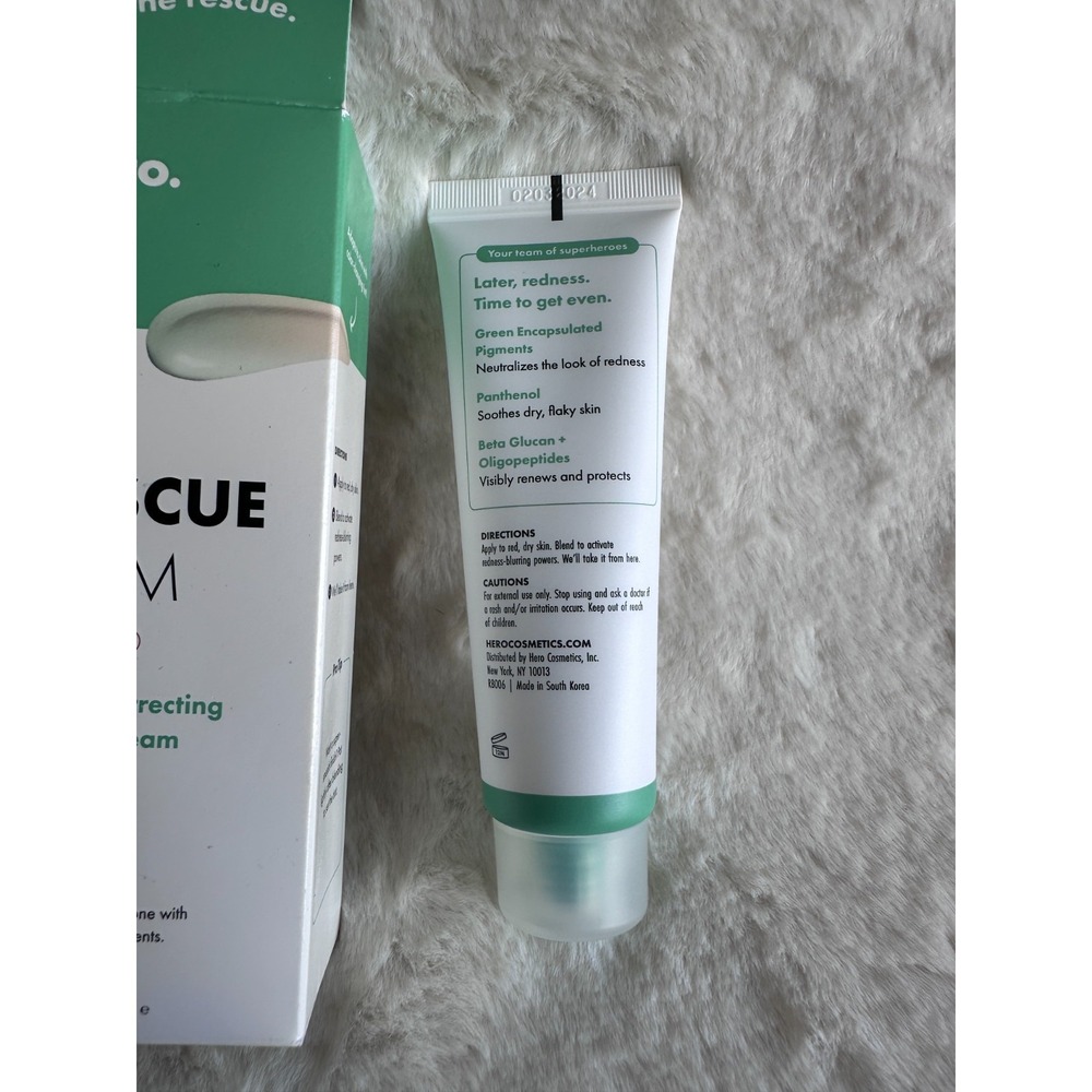 Hero Rescue Balm Original Red Color Correcting Green Cream Old Formula Exp 2024 - Picture 6 of 8